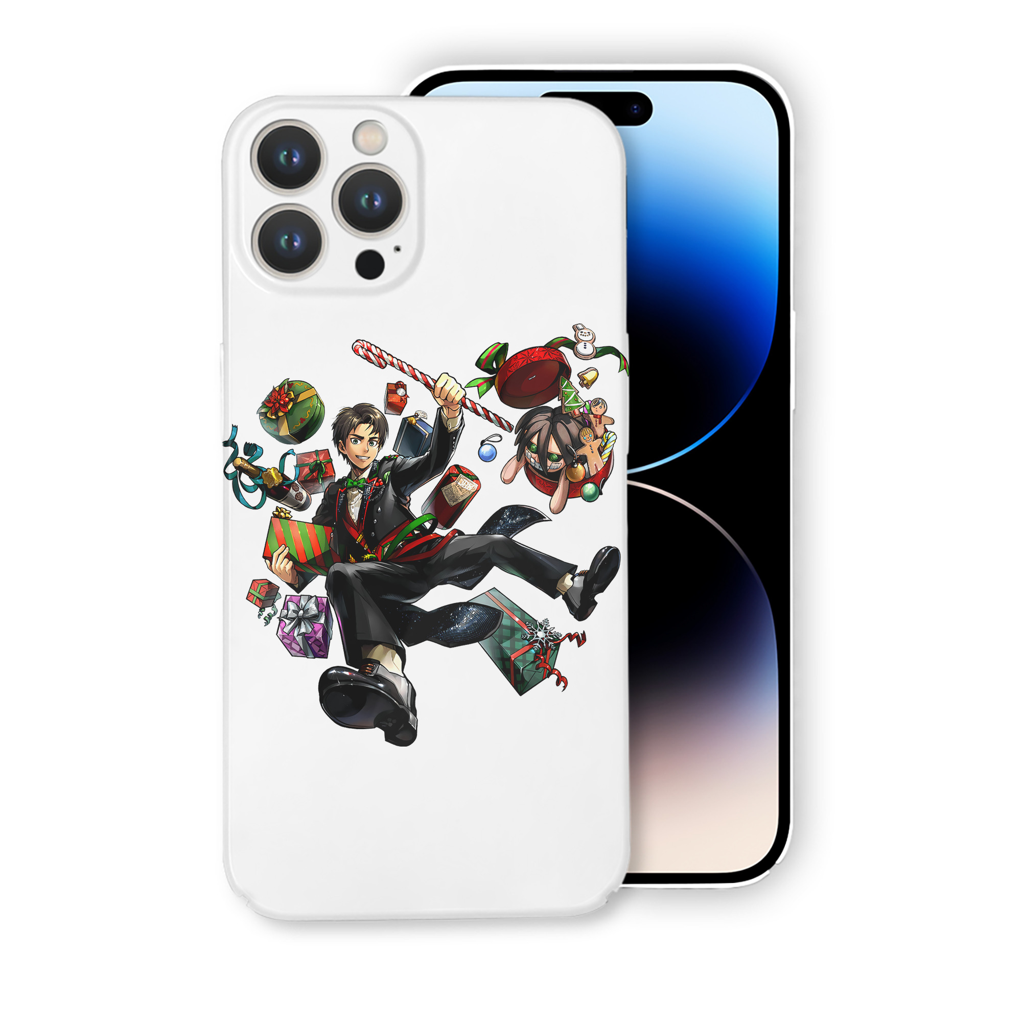 （画像用） 進撃の巨人 エレン･イェーガー Attack on Titan Eren Jäger 【iPhone 14シリーズ対応】ハードケース